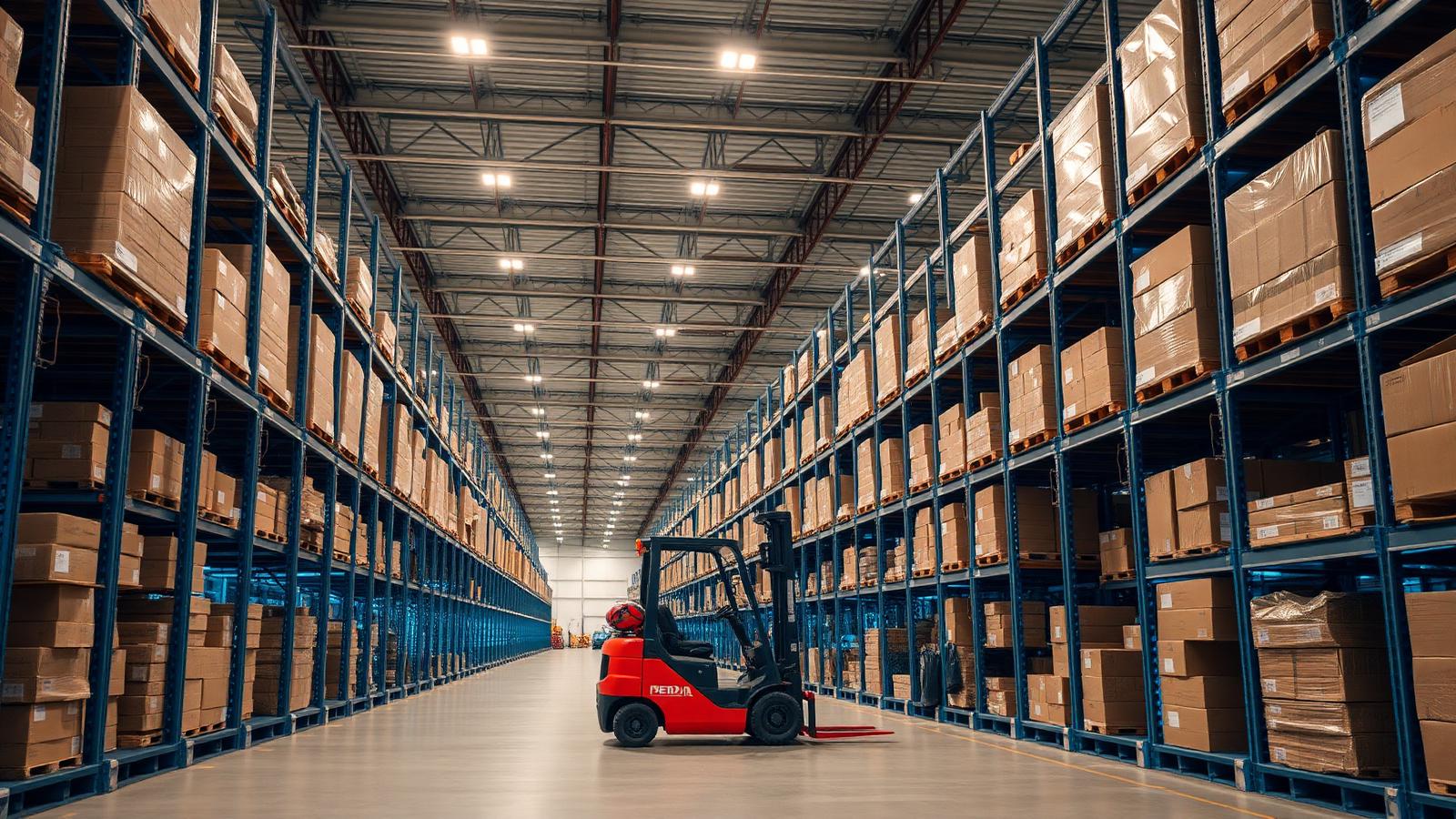 Modern industrial warehouse